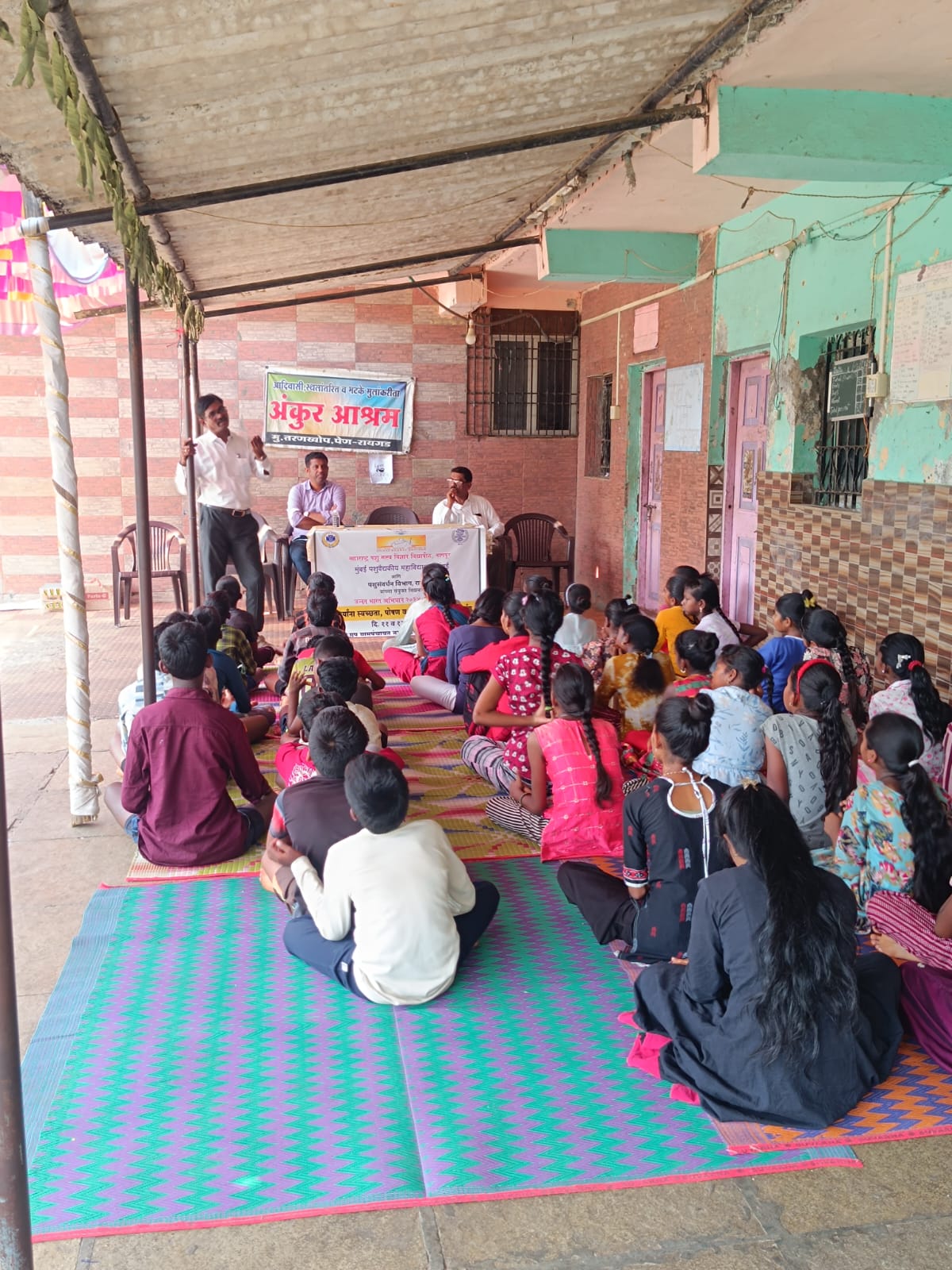 Cleanliness Awareness To Tribal Students